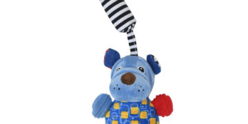 Lorelli Toys Campanula plüss babakocsi játék - kék kutya