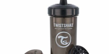 Fekete Twistshake 360 ml kulacs