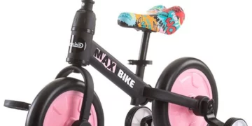 Chipolino Max Bike bicikli segédkerékkel - Pink